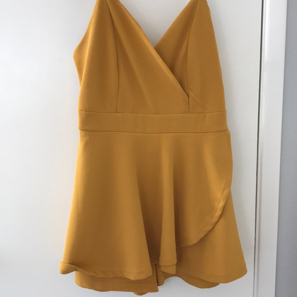 Yellow summer romper